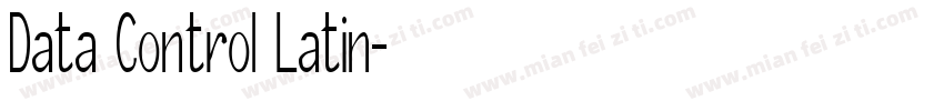 Data Control Latin字体转换